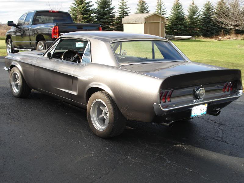 mustang left rear