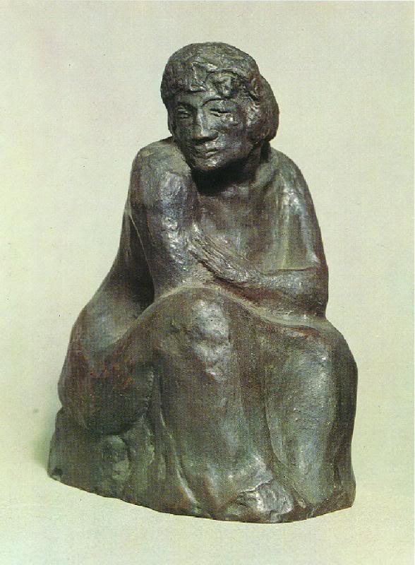 Femme assise. 1902. 14 x 8 x 7 cm. Bronze. Museu Picass...
