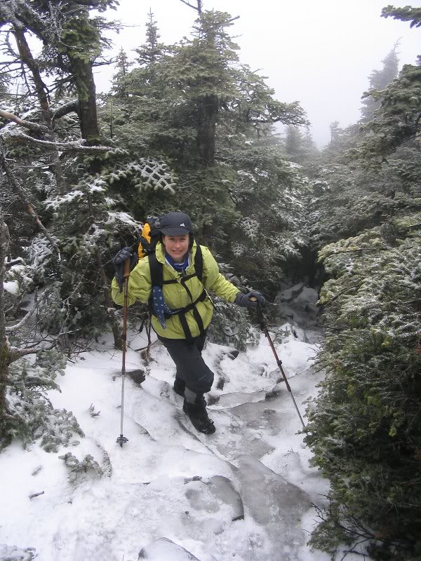 Abster hits the steeps