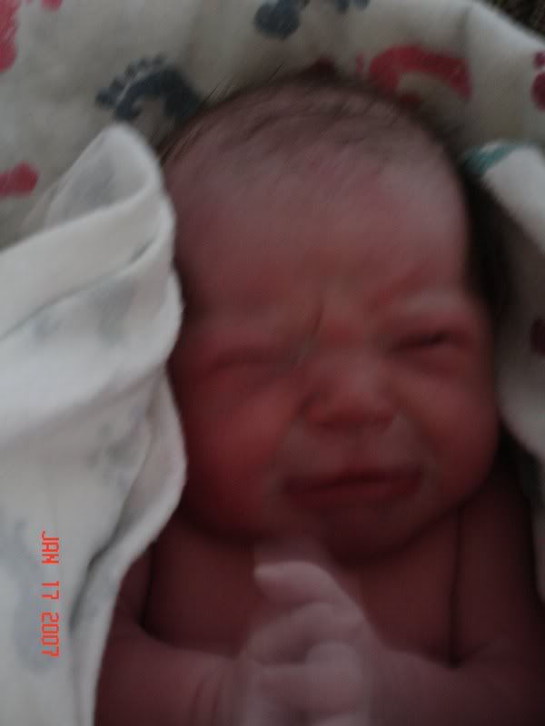 Oh, Gracie was in a little shock