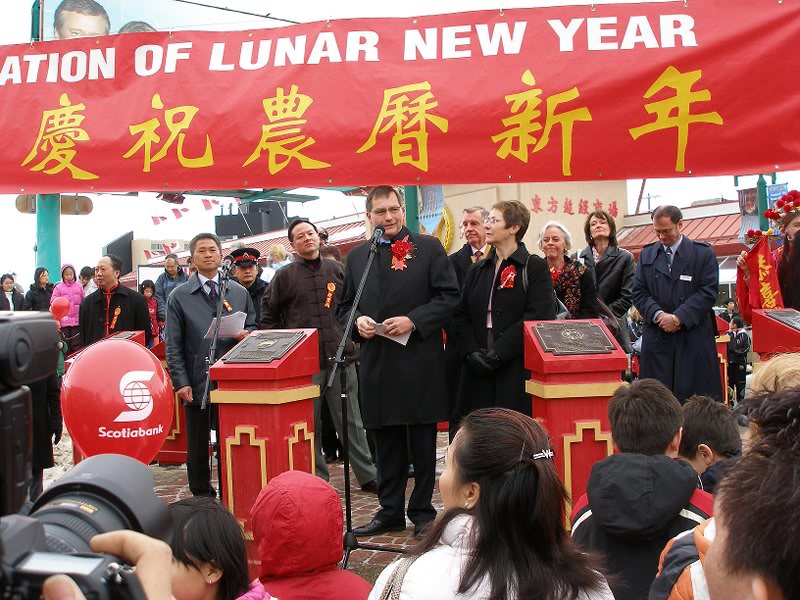 Albrta Premier congratuates to Chinese New Year