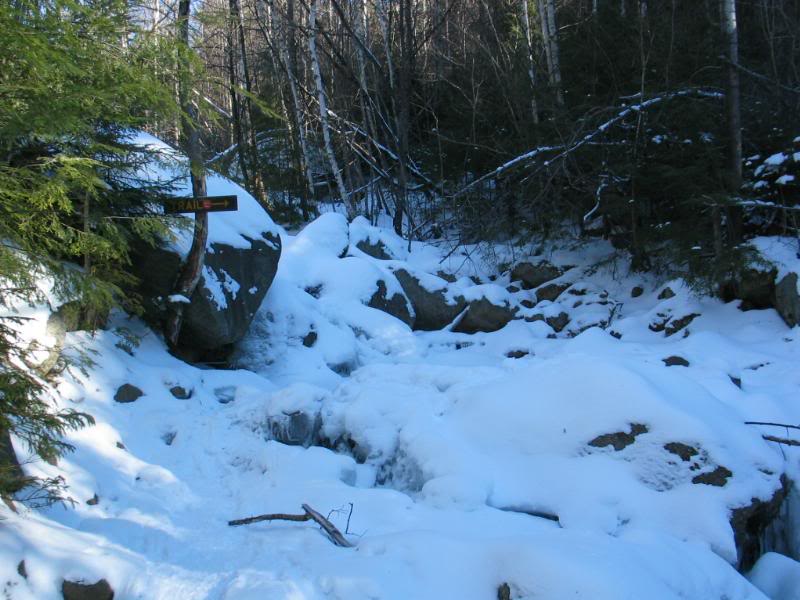 At the Roaring Brook crossing a bit beyond the top of t...
