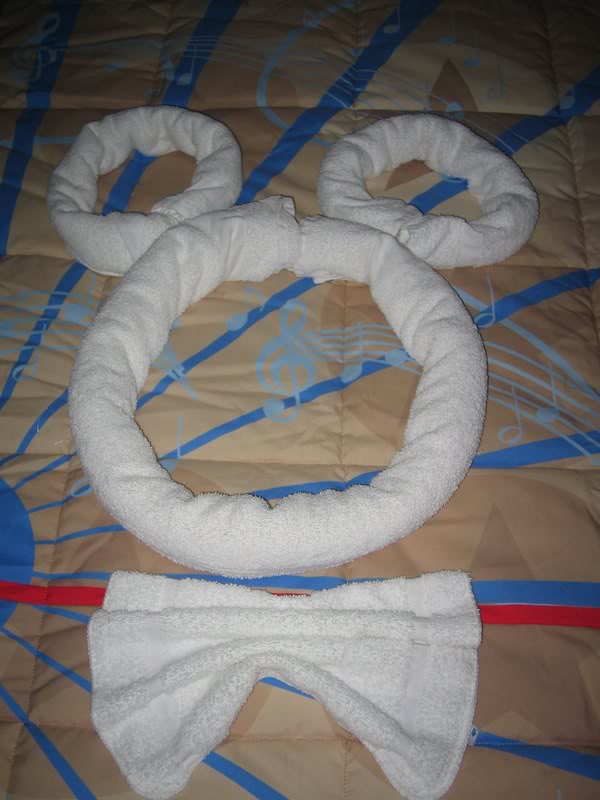 Towel Mickey... Better than an animal