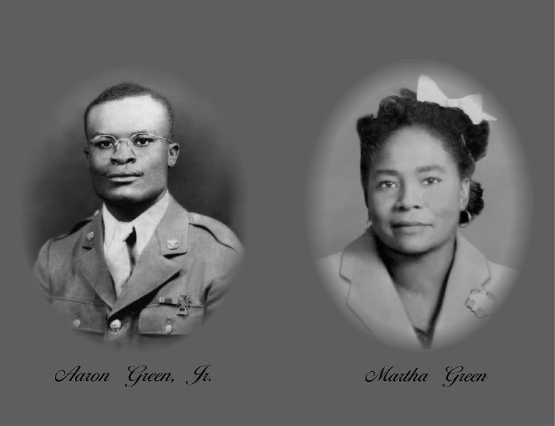 green aaron & martha, jr vintage