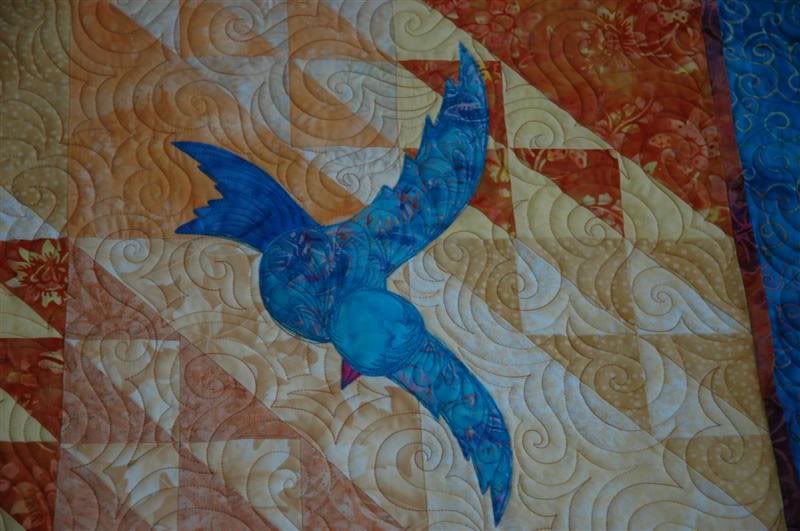 Bluebirds of Happiness - Detail 1