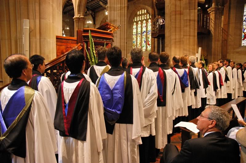 Ordinands as far as the eye can see