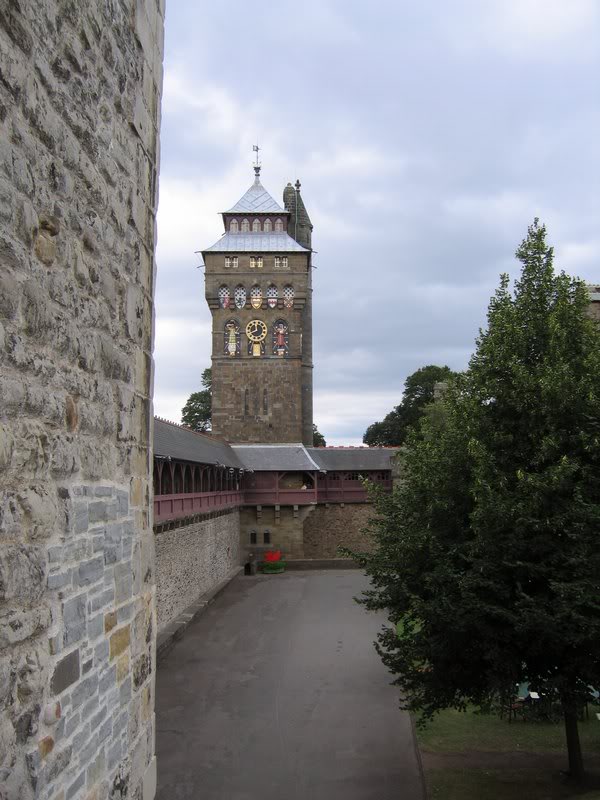 clock tower , cardiff castle