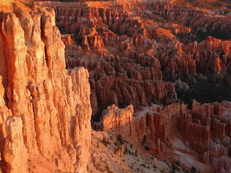 Glowing Hoodoos at Dawn