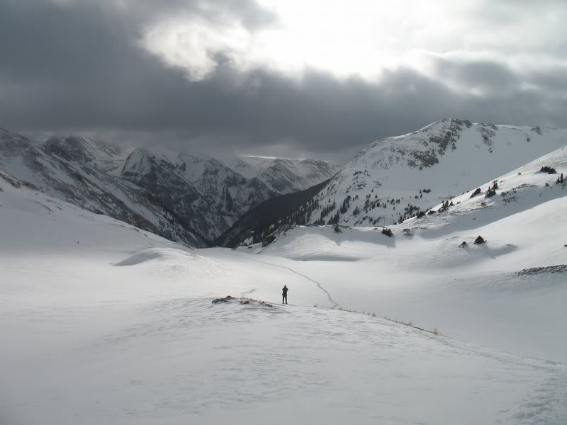 Dominic in Eureka Basin