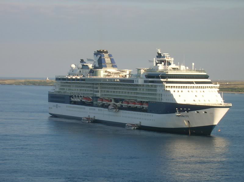 Celebrity Infinity Anchored in Maui