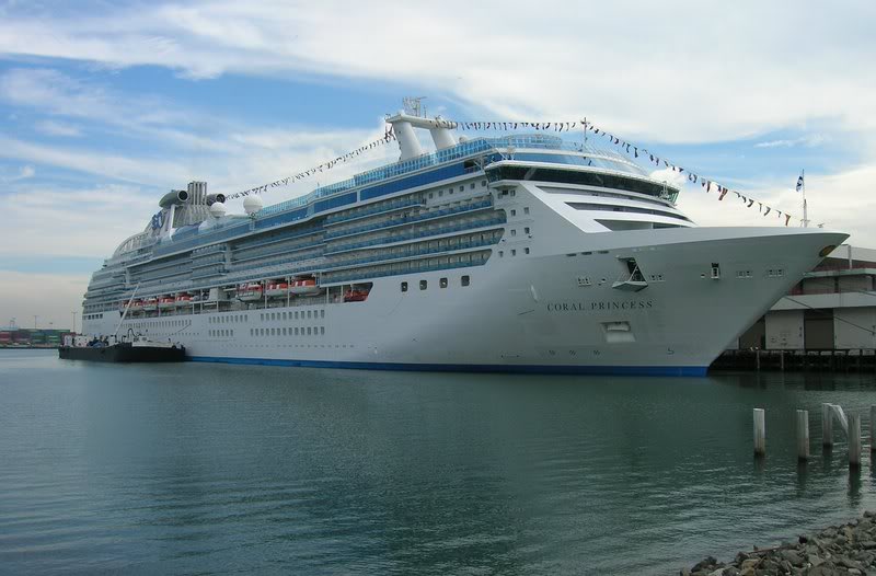 Island Princess Docked in San Pedro