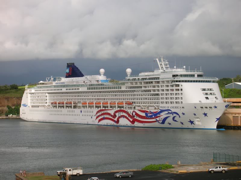Pride of America Docked in Nawiliwili, HI.