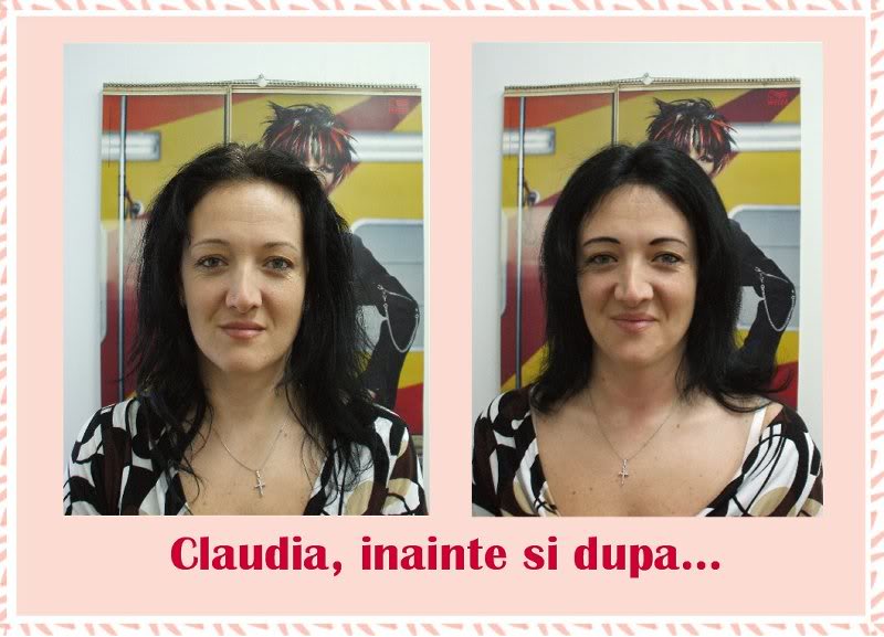 Claudia inainte si dupa...stilizar e...