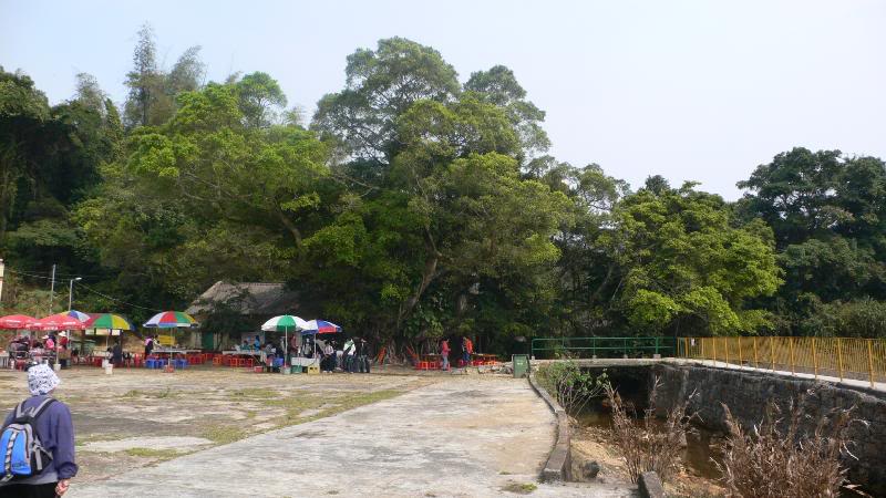 Tourists meeting place
