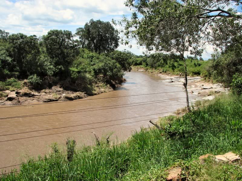View from our Tent at Intrepids Club