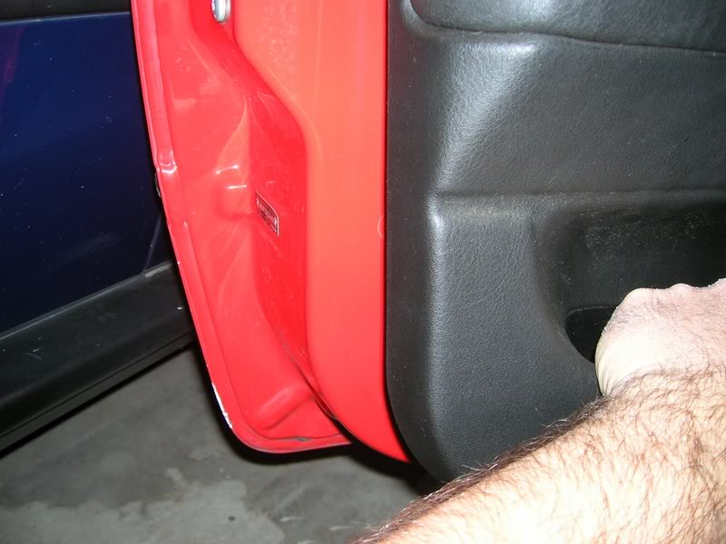 Getting the panel off - the wrong way (but it worked)