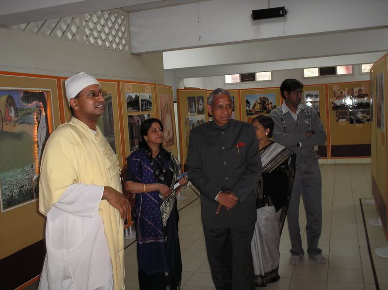 Honorable Justice R C Lahotiji with Br Muktachaitanya v...