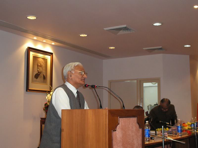 Shri E V N Chari conducting the meeting
