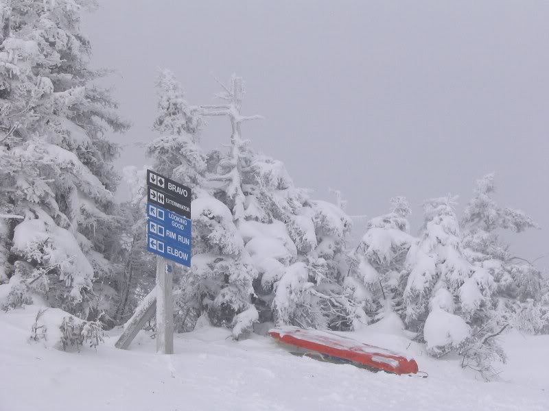 The best (only?) signage on the ridge