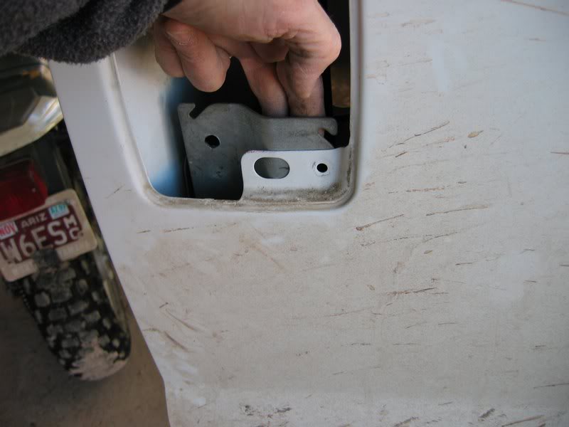 Mock up of how it will install on front door