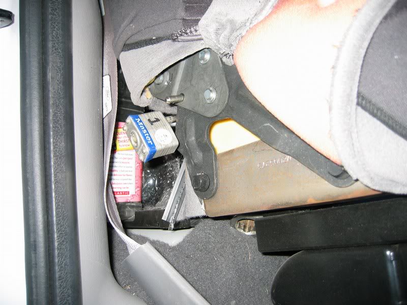 Truck seat lock