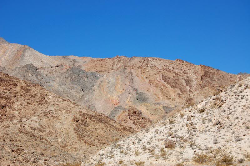 Colorful mountain side