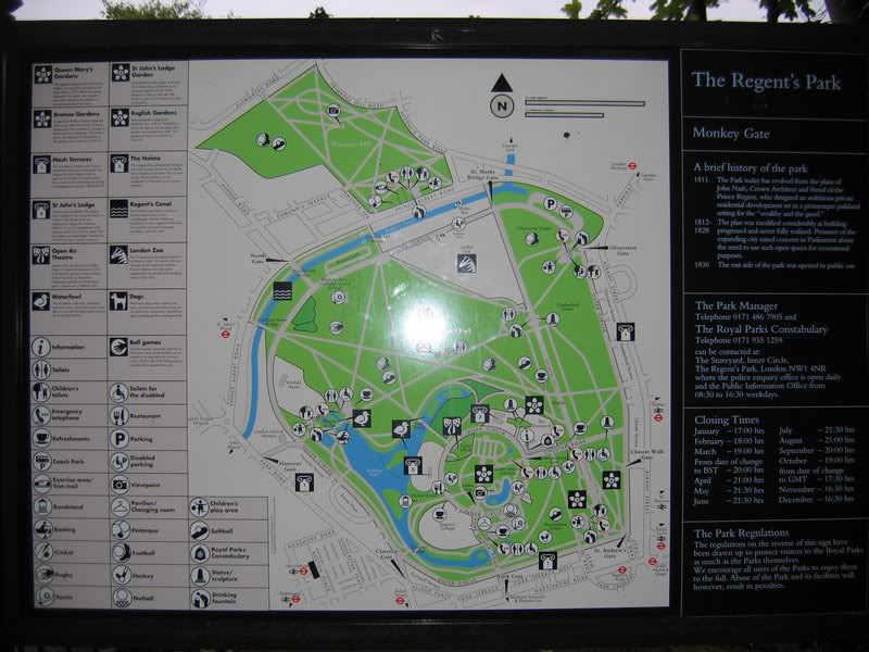 regent park map