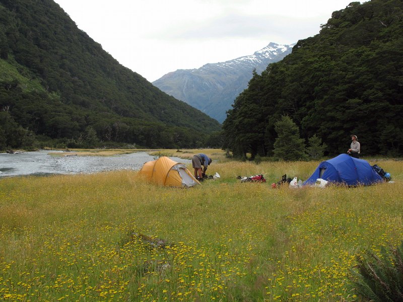 Day 1 - Camp in the valley