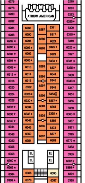 connecting inside cabins on Valor