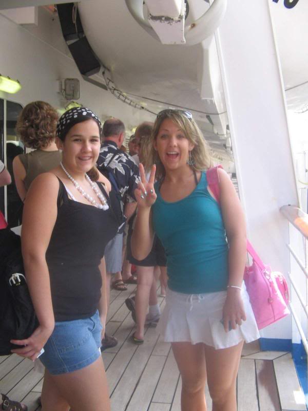 Embarking ... Promenade Deck Carnival Destiny