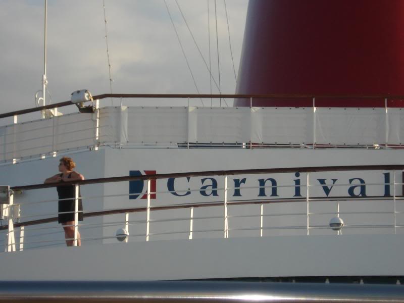 Up on the jogging track for a view (topless deck above ...