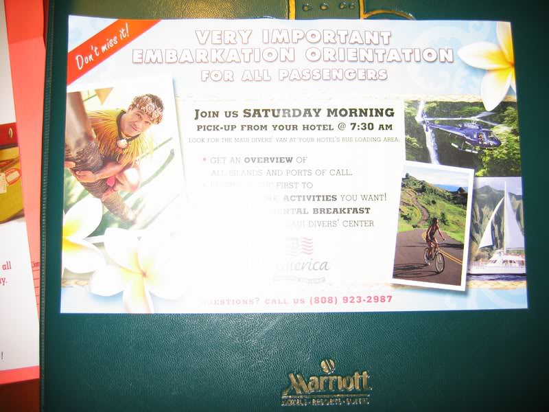 NCL Marriott Tour Info