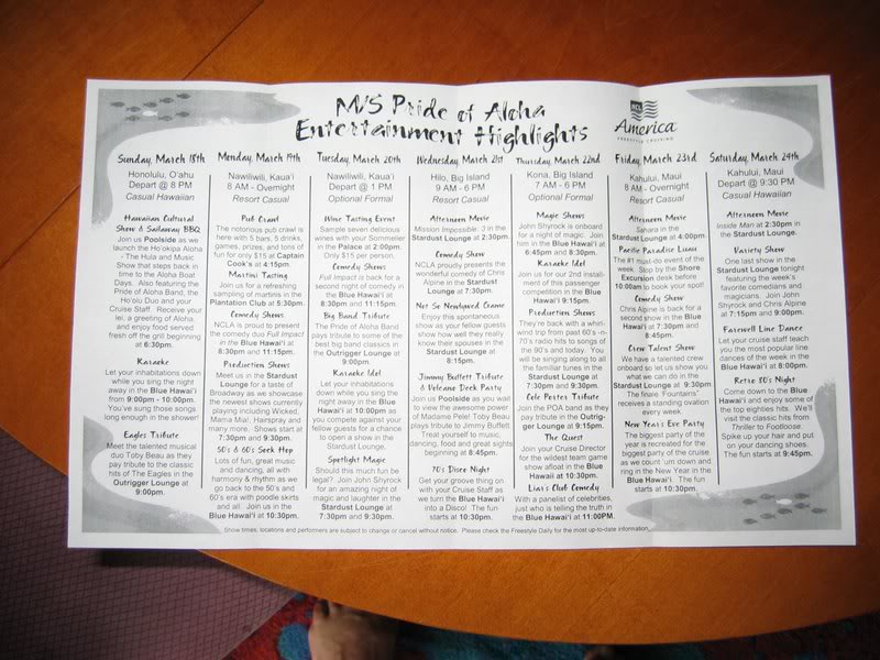 Poal 7 Day Highlights