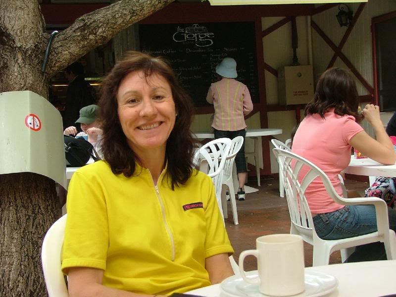 Margaret in the gardens