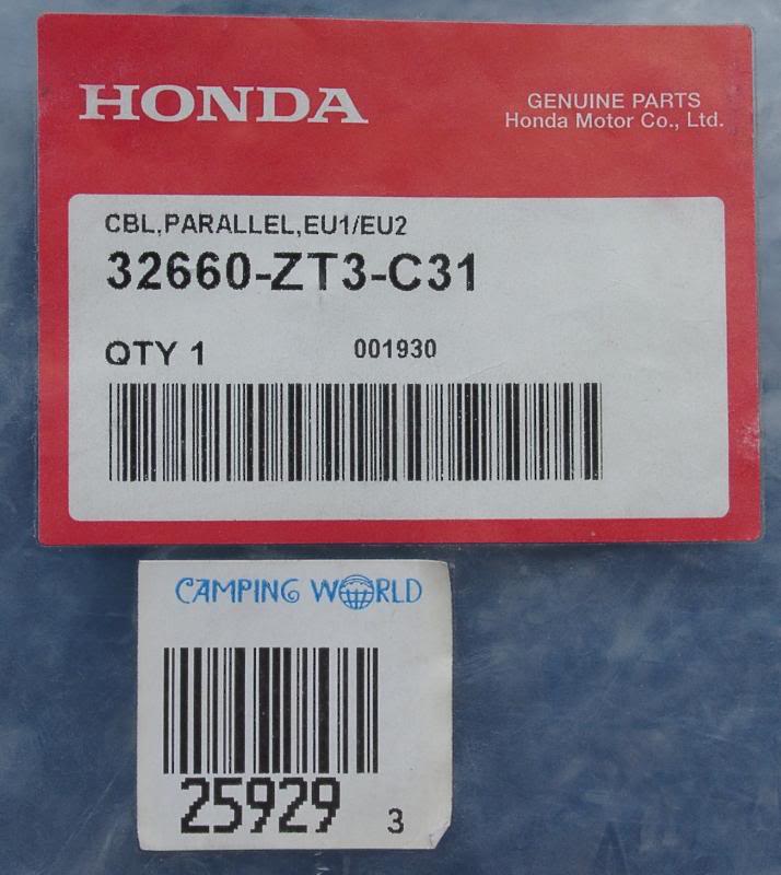 Honda Parallel Cable