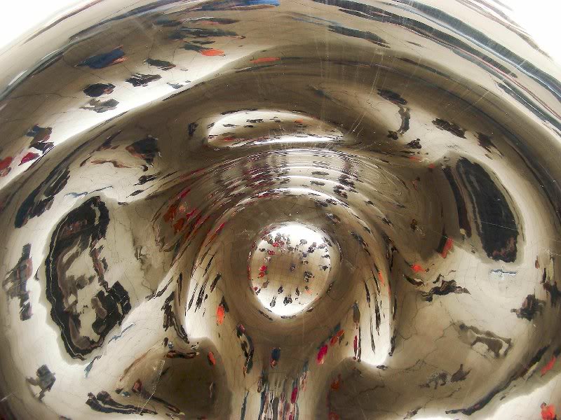 Cloud Gate Sculpture-Insid e View