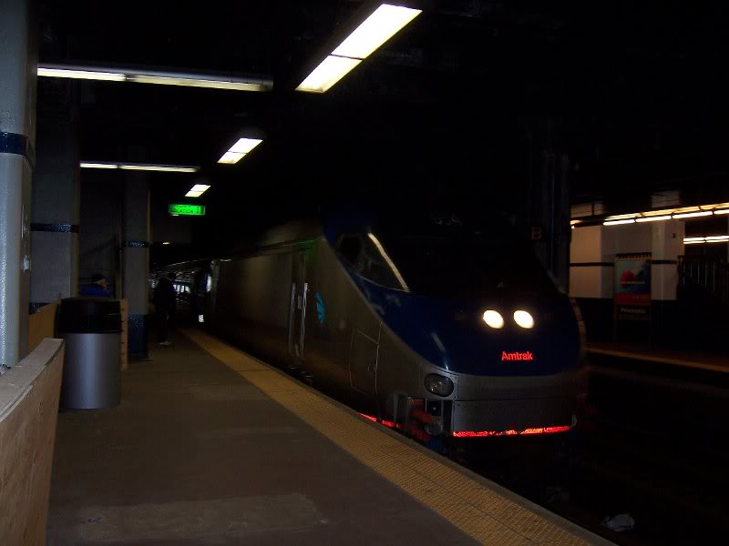 AMTRAK Regional at Philadelphia Penn Station