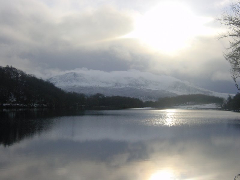 Sunburst over Cadair Idris