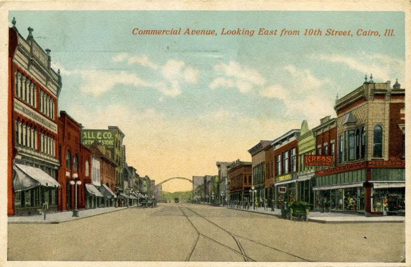 PC Cairo IL Commercial Avenue north from 10th Street