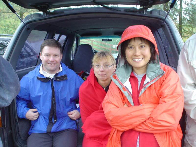 Peter Warms up Sabine and Wennie