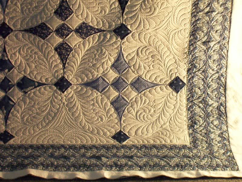 Close up of Glorified Nine Patch corner