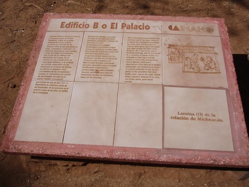 Plaque at Archeological Site