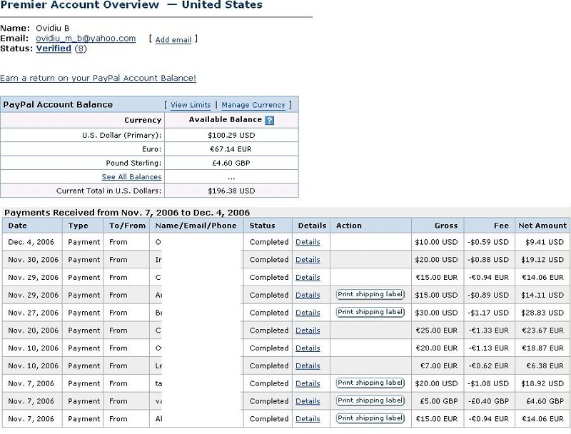 Fulg de Craciun 2006 - Bunicuti - Paypal