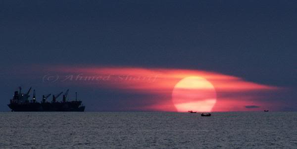 Sunset at Patenga........ ...