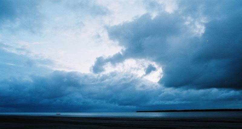 against the Sunderbans.....