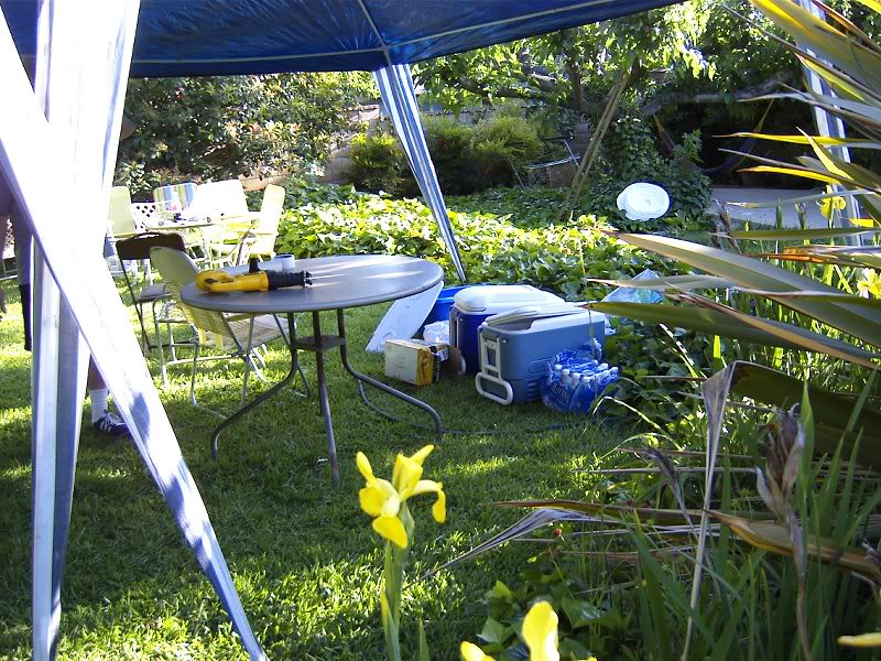 Getting the coolers filled with drinks =-)