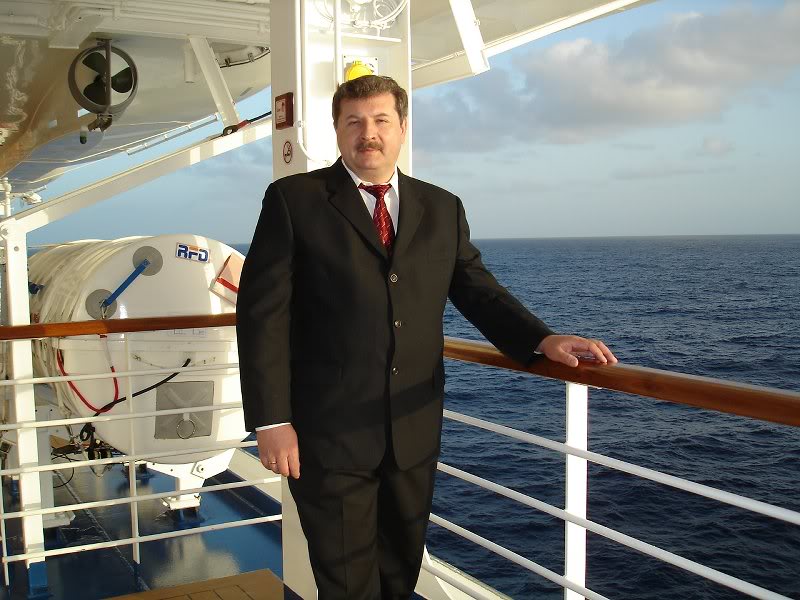 Alexey at the promenade deck (formal night)