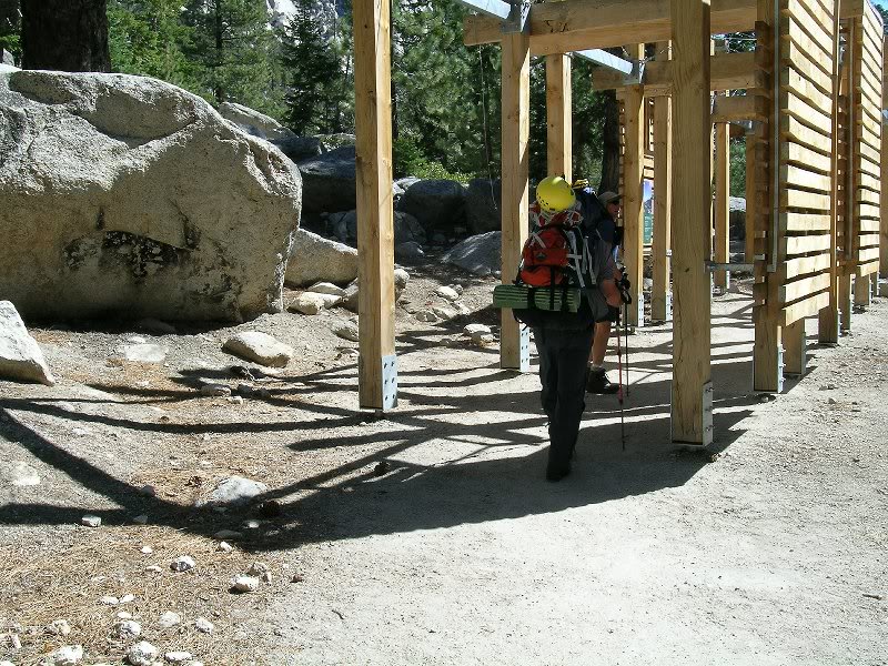 Starting up the trail