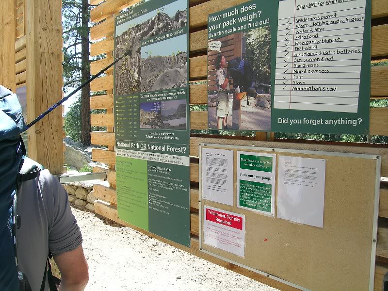 Warning Signage at Trailhead