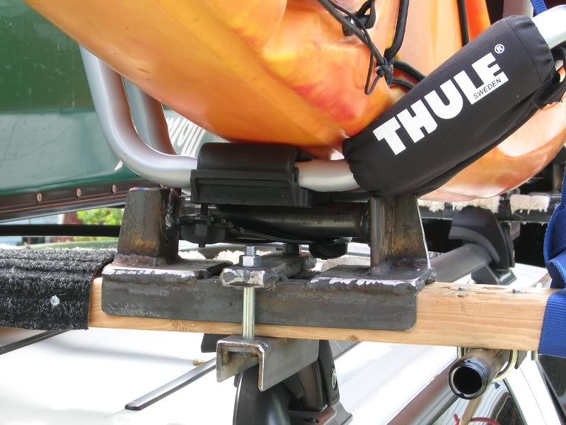 Putting a Kayak Carrier on a 2x4